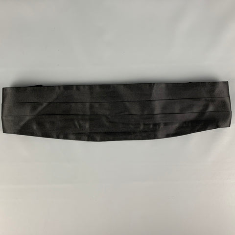 DIOR Black Silk Satin Cummerbund