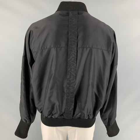 DANIEL PATRICK Talla L Chaqueta bomber de poliéster negra
