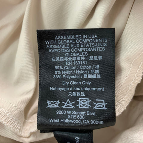 RHUDE Size XS Beige Cotton Blend Cargo Casual Pants