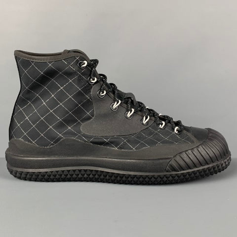 CONVERSE x SLAM JAM BOSEY Size 9 Black Silver Nylon High Top Sneakers