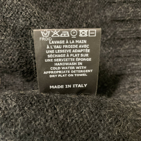 ISABEL MARANT Size 2 Charcoal Wool Blend Heather Sweater