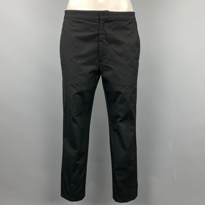 MARC JACOBS Size 0 Black Cotton Chino Casual Pants