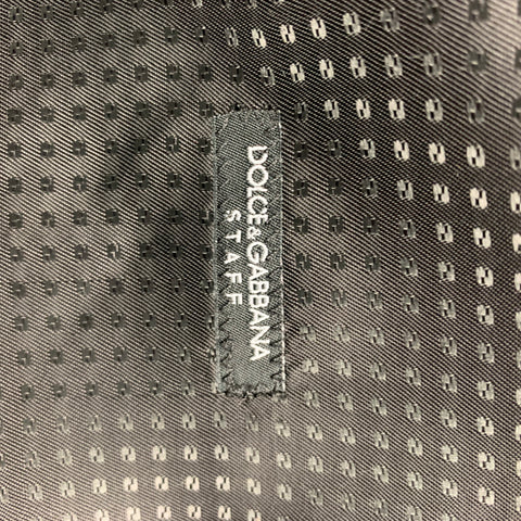 DOLCE & GABBANA Size 40 Charcoal Buttoned Vest