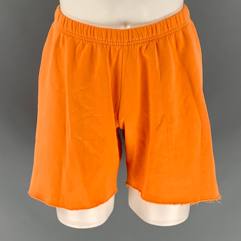 ERL Size M Orange Cotton  Polyester Cutout Shorts