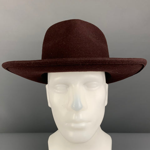 WYETH Size 57 Brown Wool Felt Hat