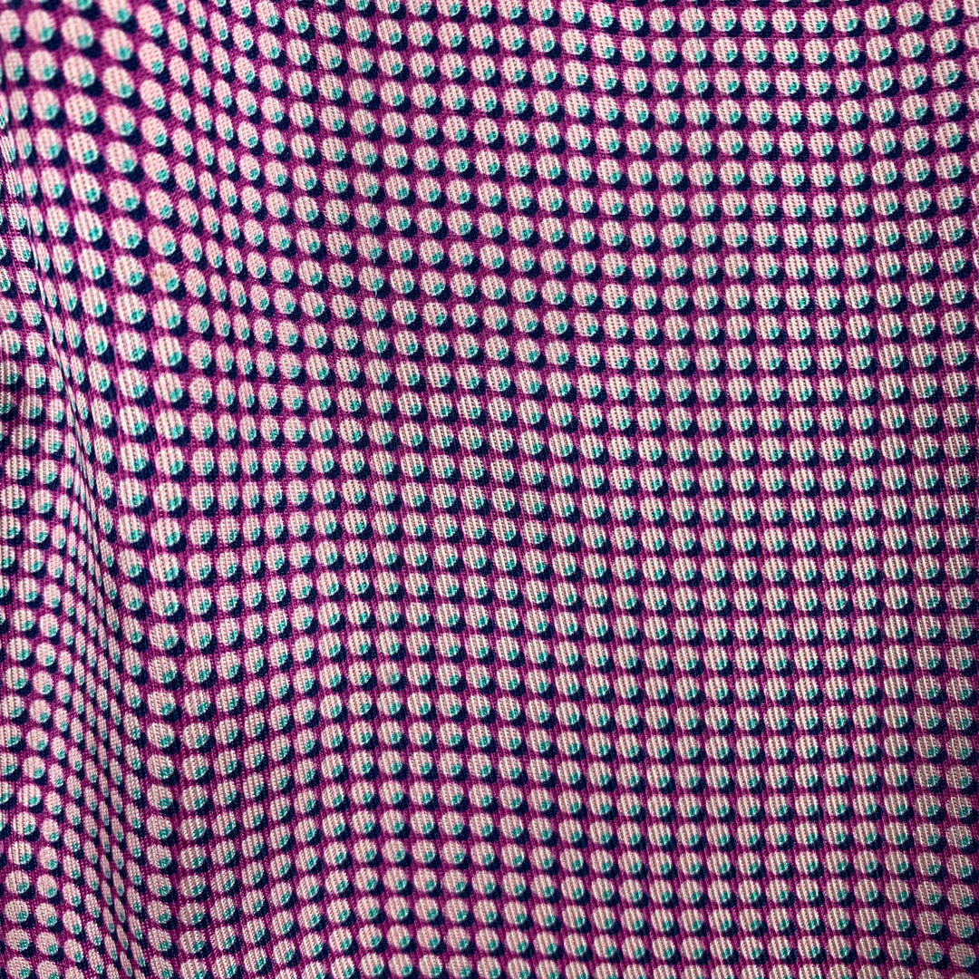 SHRINE Purple Dot Print Ascot
