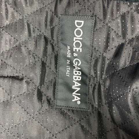 DOLCE & GABBANA SS 15 Size 40 Emerald Green Black Silk Embroidered Torero Vest Jacket