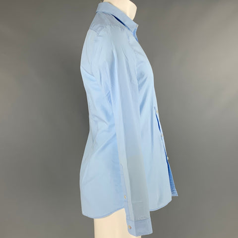 PAUL SMITH Size S Blue Cotton Long Sleeve Shirt