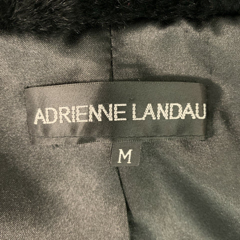ADRIENNE LANDAU Chaqueta Negra Talla M (Exterior)