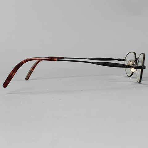 Vintage MATSUDA Black Metal Clip On Sunglasses