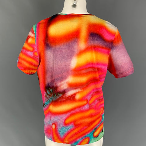 PS by PAUL SMITH Size XL Multi-Color Print Cotton Crew-Neck T-shirt
