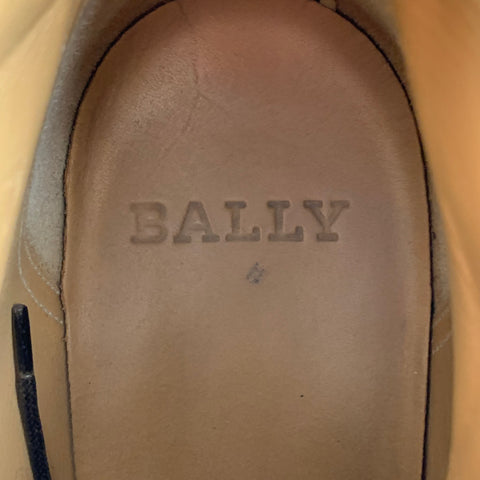 BALLY Size 8.5 Brown Pebble Grain Leather Belted Powell Boots