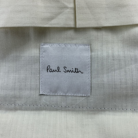 PAUL SMITH Size 38 Green Wool / Mohair Notch Lapel Suit