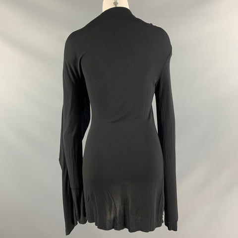JEAN PAUL GAULTIER Talla 6 Vestido liso negro