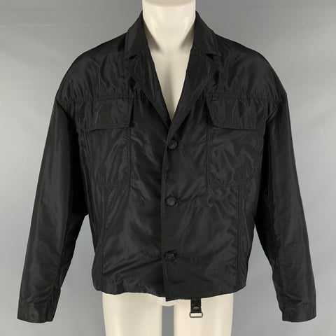 TOM REBL Taille 40 Veste coupe-vent en polyester noir