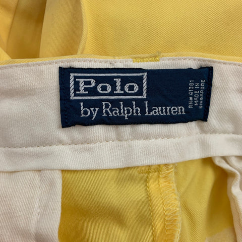 POLO by RALPH LAUREN Size 30 Yellow Cotton Chino Casual Pants