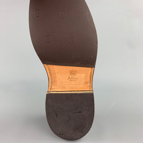 ALDEN Bootmaker Edition Talla 6.5 Zapatos con cordones de cuero tostado 9528