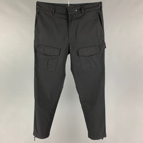 RAG & BONE Size 31 Black Polyester Cotton Cargo Casual Pants