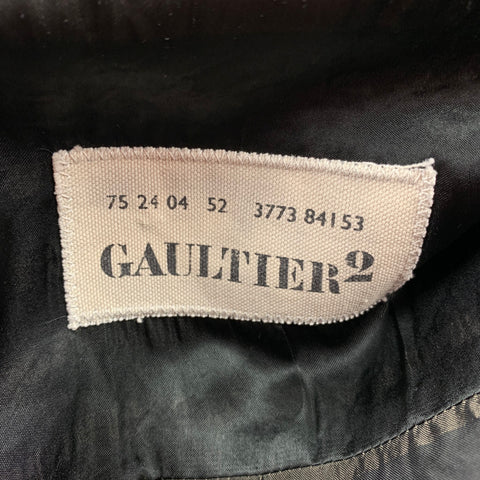 GAULTIER2 by JEAN PAUL GAULTIER Size US 10 Navy Wool / Polyester Sailor Jacket