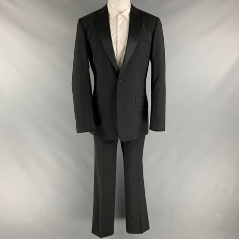 PAUL SMITH Taille Poitrine 40 Laine Noire Mohair Revers Encoche 34 33 Smoking