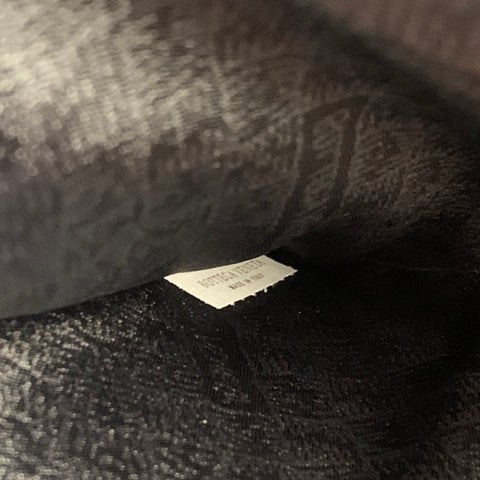 BOTTEGA VENETA Black Padded Leather Laptop Case