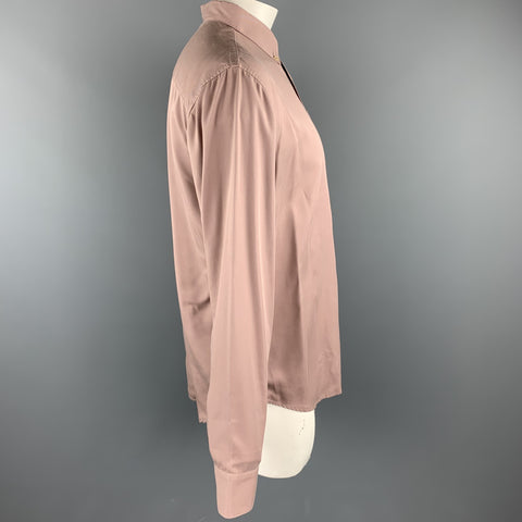 A KIND OF GUISE Size XL Mauve Lyocell Button Down Long Sleeve Shirt