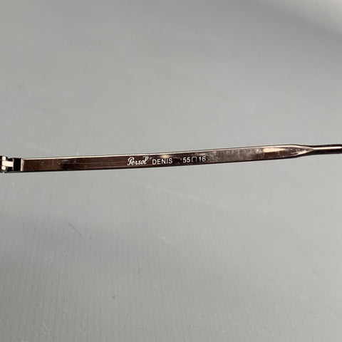 Vintage PERSOL Black Metal Denis Sunglasses