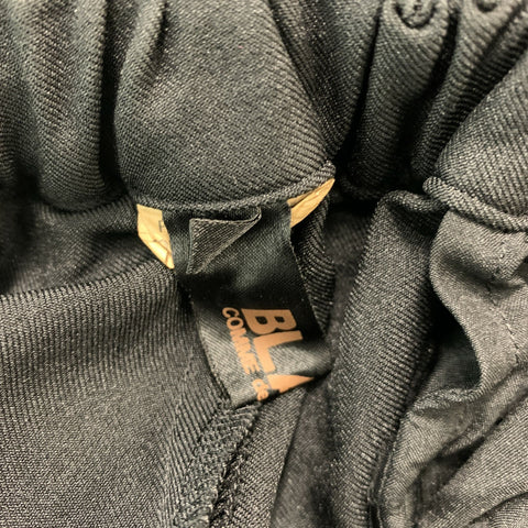 COMME des GARCONS Size M Black Polyester Drop-Crotch Casual Pants