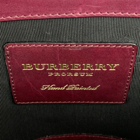 BURBERRY PRORSUM Fall 2014 Geometric St Ives Canvas Tote Bag