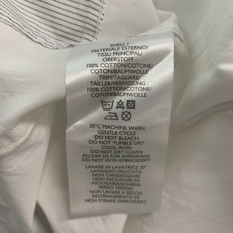 PAUL SMITH Size L White Mixed Fabrics Cotton Button Up  Long Sleeve Shirt