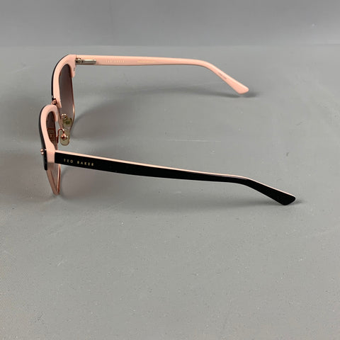 TED BAKER Brown Pink Acetate Sunglasses & Eyewear
