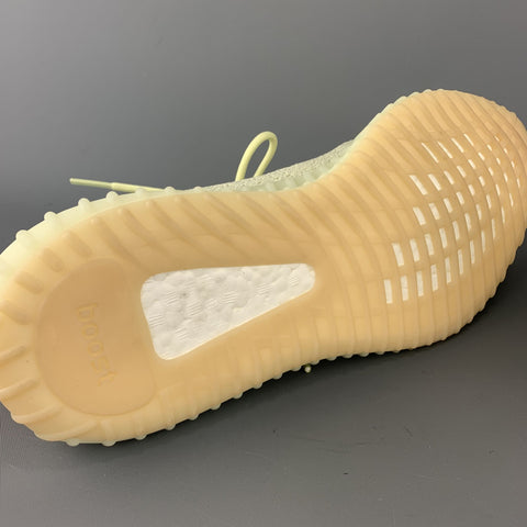 YEEZY X ADIDAS Boost 350 V2 Size 12 Butter Yellow Solid Nylon Lace Up Sneakers