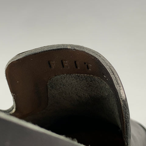 FEIT Size 7 Black Leather Slip On Loafers