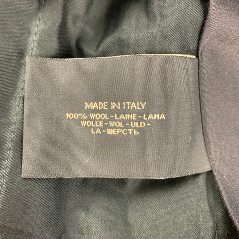 RRL by RALPH LAUREN Size 36 Navy Pinstripe Wool Button Fly Dress Pants