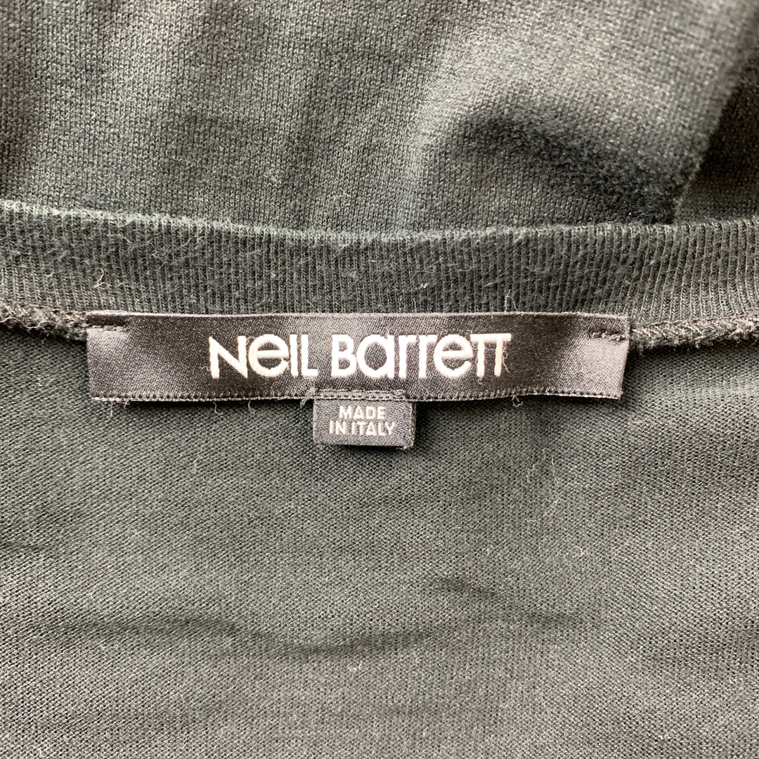 NEIL BARRETT Size M Black Cotton T-shirt