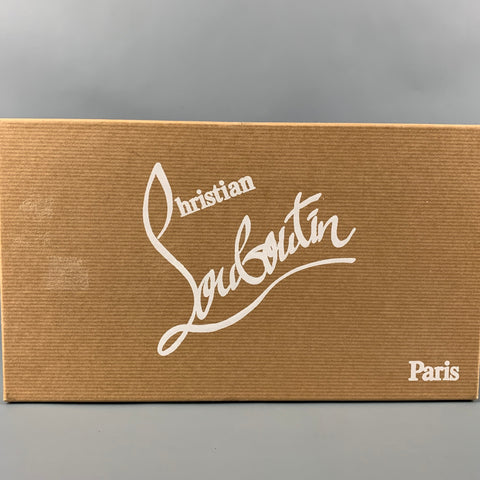 CHRISTIAN LOUBOUTIN Rosella Talla 7 Zapatos planos de cuero negro con punta en punta