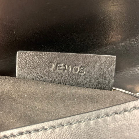 GIVENCHY Black & Grey Stingray Calfskin Mini Pandora Crossbody Bag