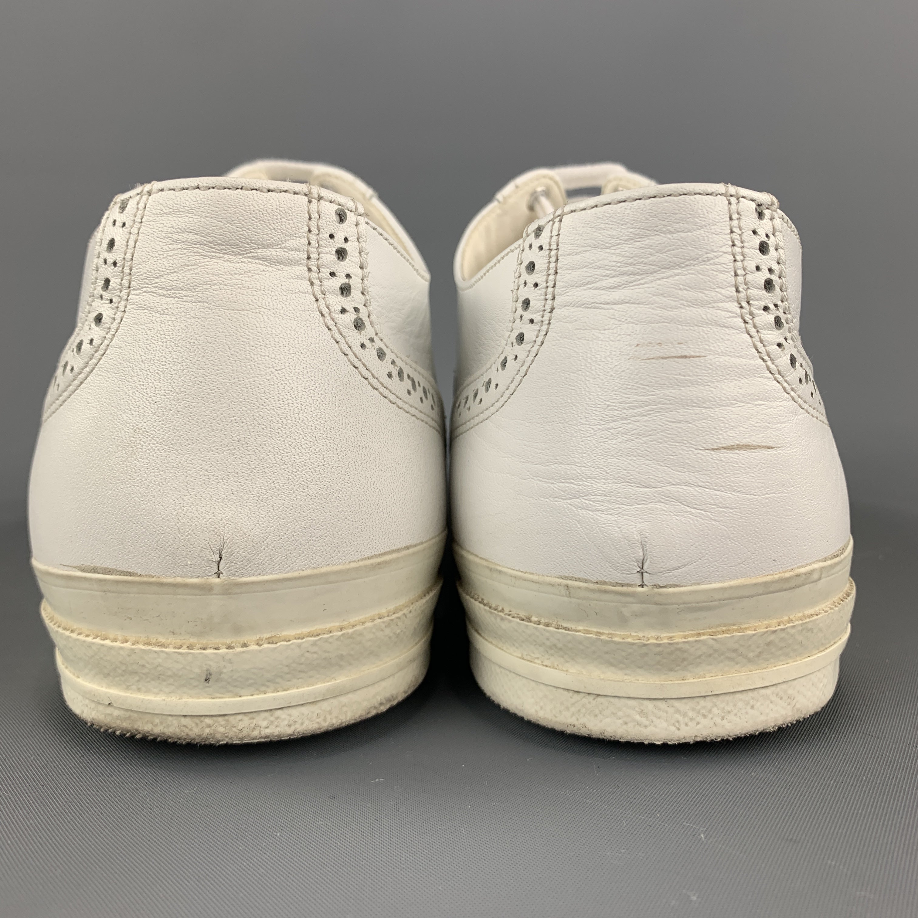 COMME des GARCONS HOMME PLUS Size 10 Perforated White