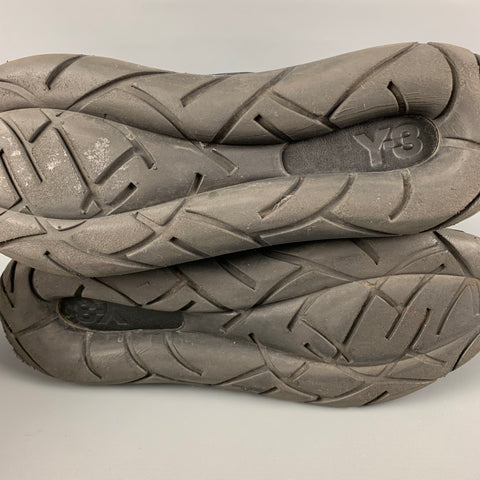 Y-3 Taille 6.5 Bottes Qasa Elle zippées en nylon noir