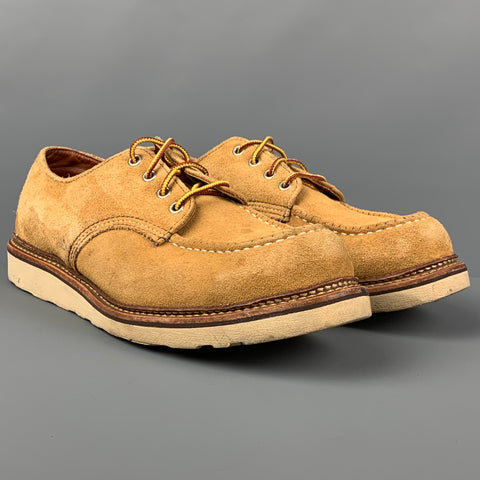 RED WING Size 10.5 Khaki Leather Low Top Lace Up Shoes