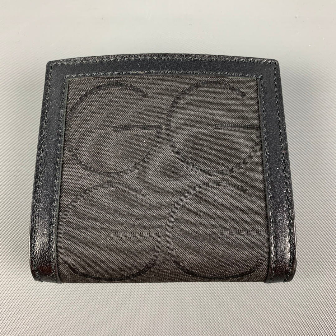 GUCCI Black Leather Mini Photo Frame