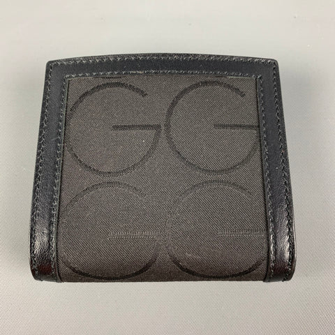 GUCCI Black Leather Mini Photo Frame