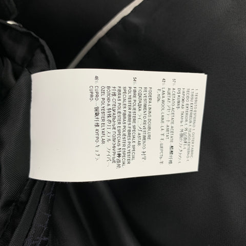 VERSACE COLLECTION Size 44 Black Acetate Blend Peak Lapel Sport Coat