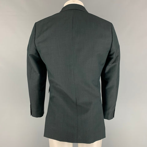 BURBERRY PRORSUM Size 36 Regular Green Mohair / Wool Sport Coat