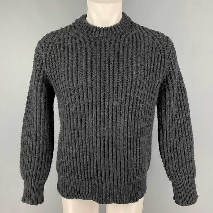 PROENZA SCHOULER Size One Size Charcoal Cashmere Chunky Knit Oversized Sweater