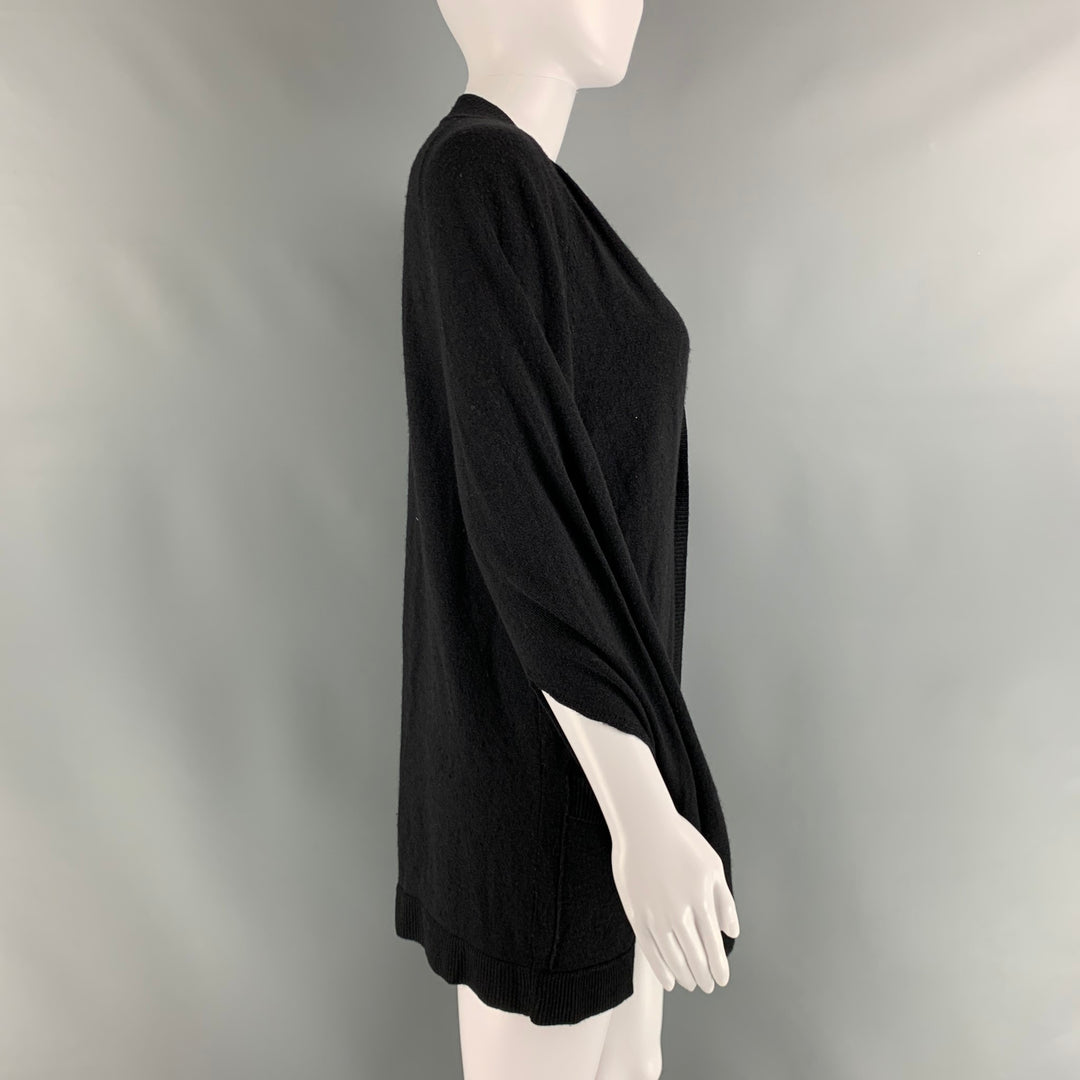 MARTIN MARGIELA Size S Black Wool Blend V-Neck Cardigan - Womens