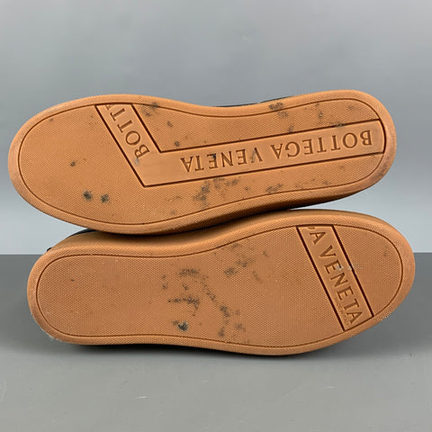 BOTTEGA VENETA The QUILT Size 9.5 Black Quilted Leather Slide Loafers