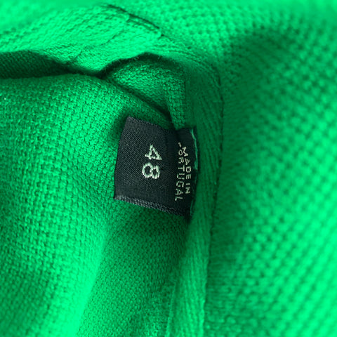 TOM FORD Size S Green Pique Buttoned Collar Polo