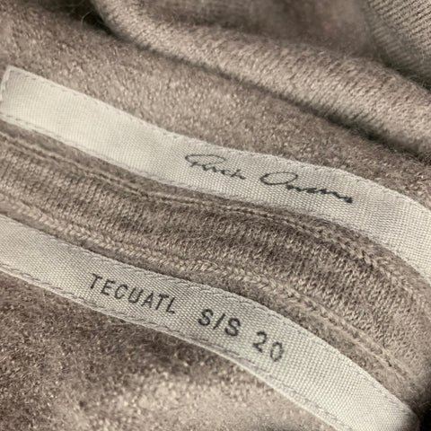 RICK OWENS Size XS Taupe Cashmere Sweatpants