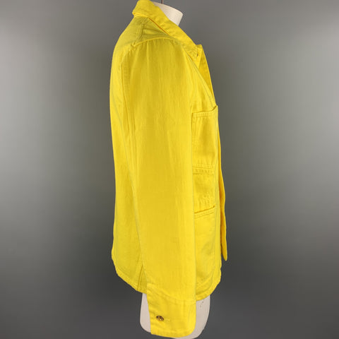 LEVI'S MADE & CRAFTED Size M Yellow Cotton Worker Jacket